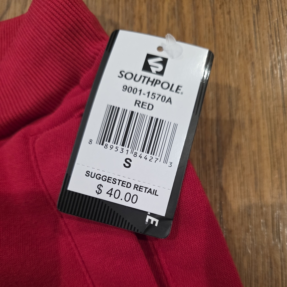 NWT Southpole Red Jogger Sweatpants with Drawstring. Activewear Athleisure. S - Picture 4 of 9